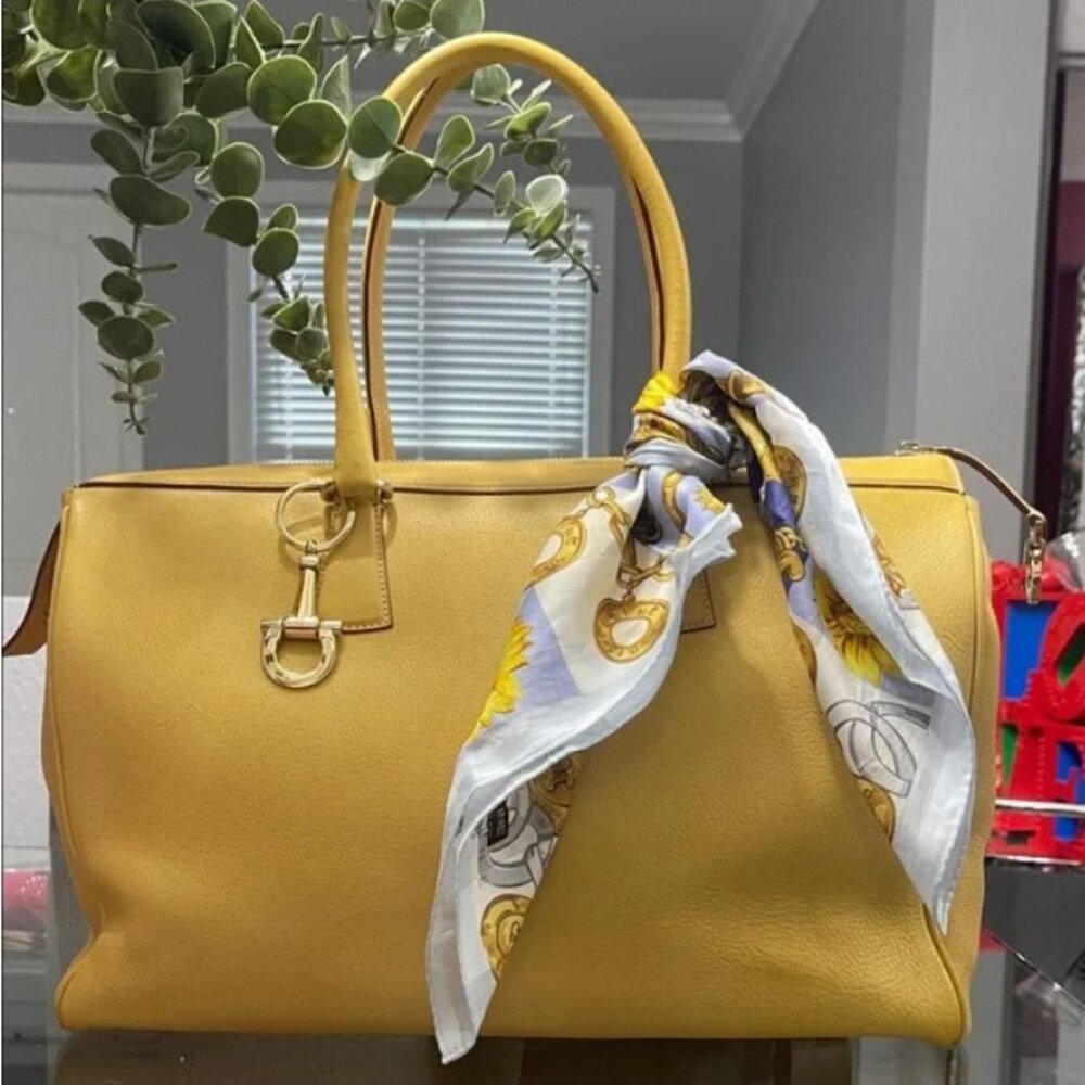ISO - Salvatore Ferragamo Handbag (with Scarf)